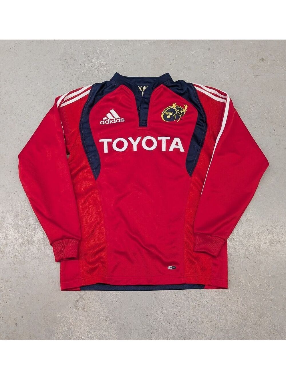 07/08 Adidas Munster Rugby Home Long-Sleeve Jersey